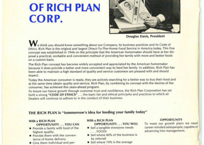History of Rich Plan Foods